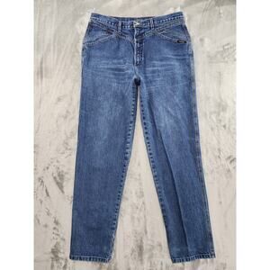 Vintage 90s Rocky Mountain Rockies High Rise Tapered Leg Jean Size 19/20 Western